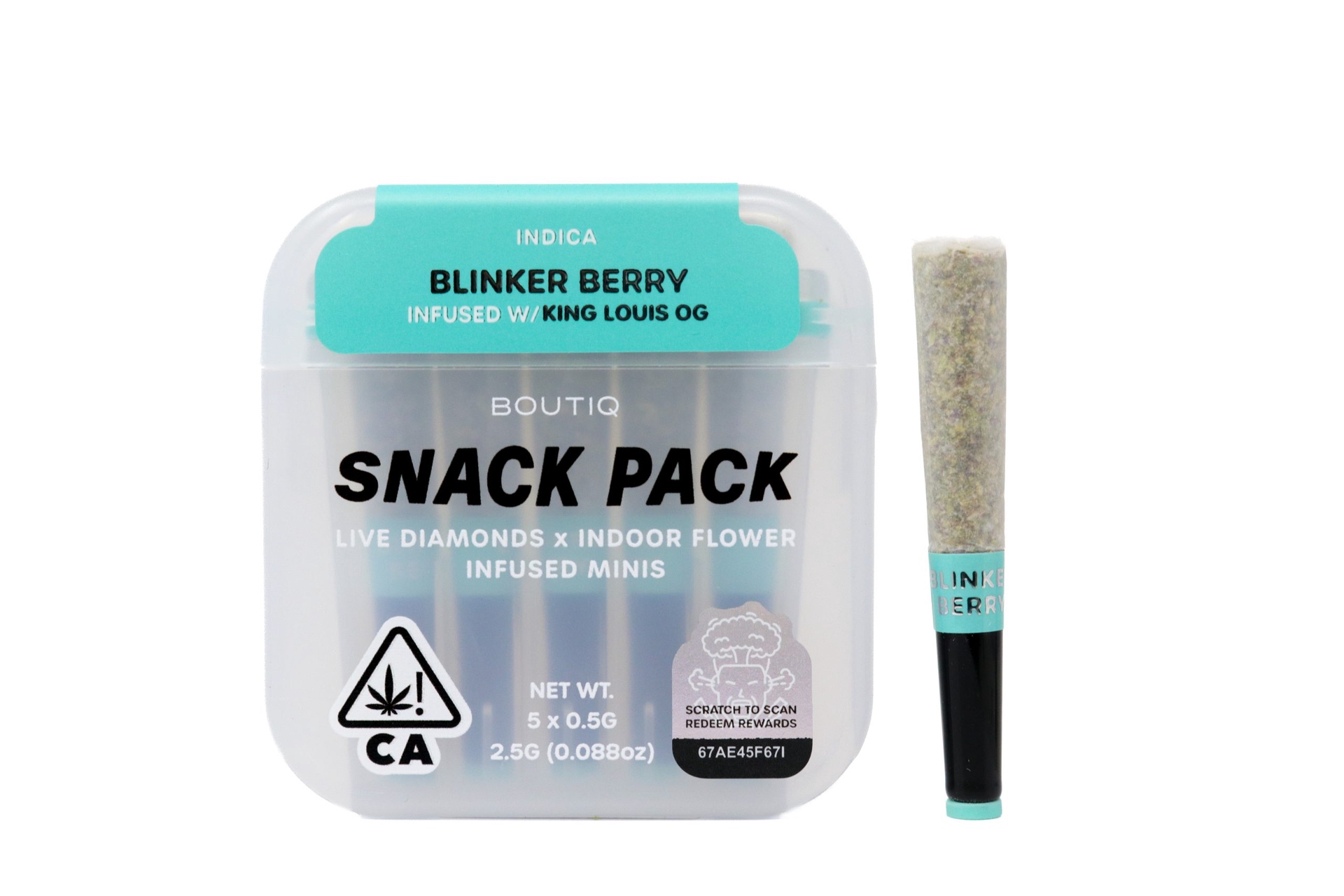SNACK PACK THCA INFUSED MINIS 5PK JOINTS / BLINKER BERRY - INDICA